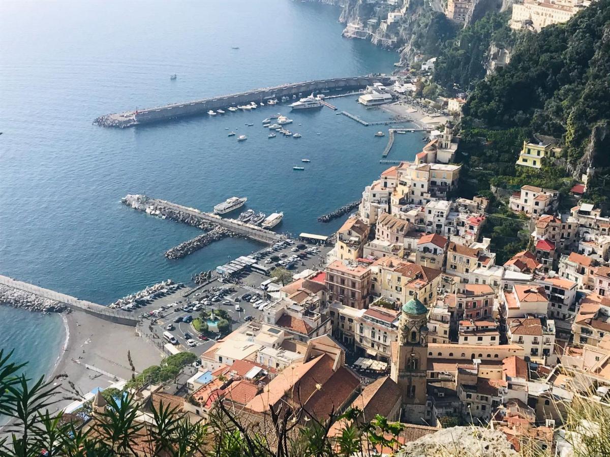 Amalfi Sea View Villa Scala Exteriör bild
